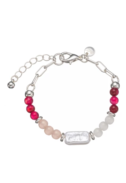 Leslii Armband Perle pink