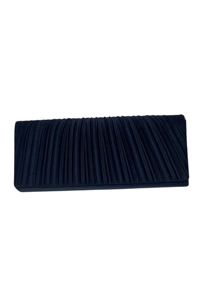 Leslii Clutch Handtasche Elegant in Navy Blau