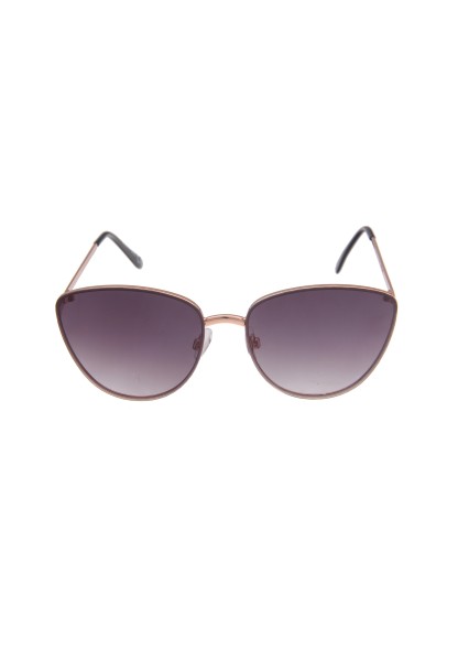 Leslii Sonnenbrille Cateye Style Damen Sunglasses Designerbrille in Rosé Grau