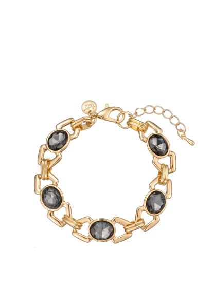 Leslii Armband gold Kristallglieder