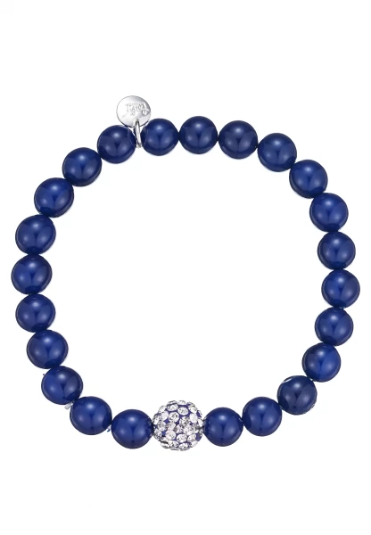 Leslii Perlenarmband Blau