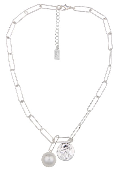 Leslii Halskette Gliederkette Anhänger Silber