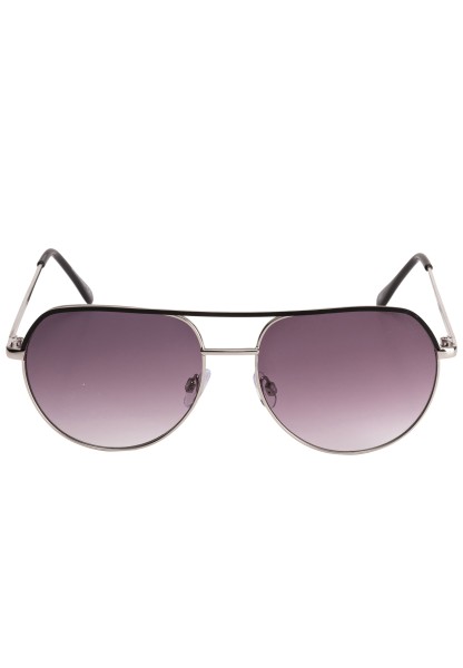 Leslii Sonnenbrille Pilotenbrille Damen Sunglasses Designerbrille in Schwarz