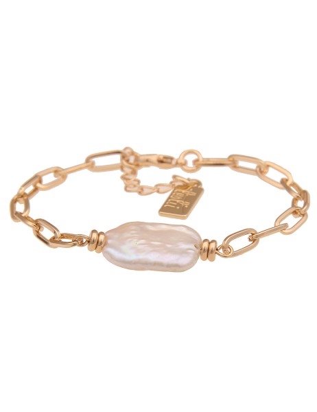 Leslii Armband Glieder Perle in Gold