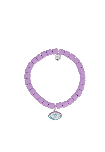 Leslii Armband Auge in Lila