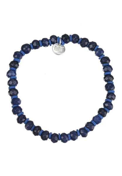 Leslii Armband Glasperlen in Blau