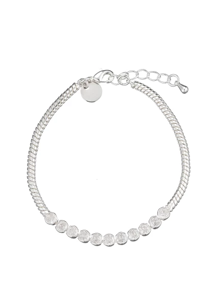 Leslii Armband Sterling Silber Kristall