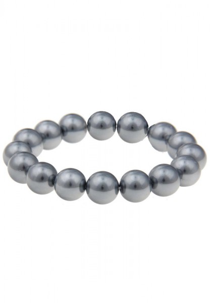 Leslii Armband Classic Perlen in Grau