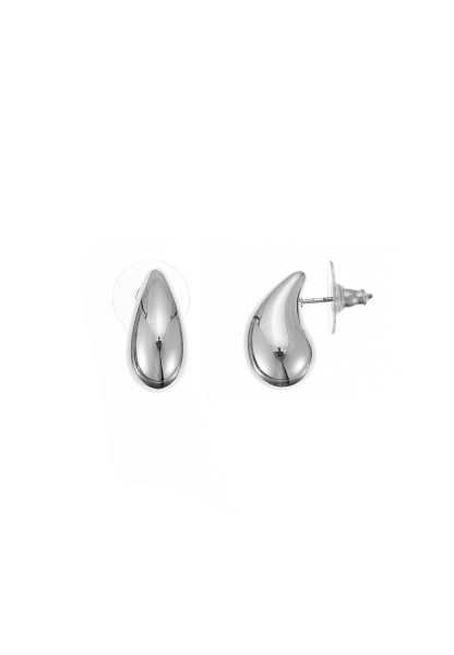 Leslii Ohrringe Ohrstecker Waterdrop Silber