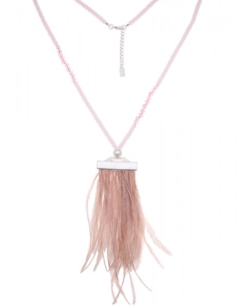 lange Halskette - 18/pink