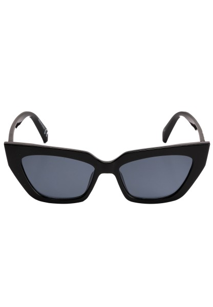 Leslii Sonnenbrille Cat Eye Damen Sunglasses Designerbrille in Schwarz