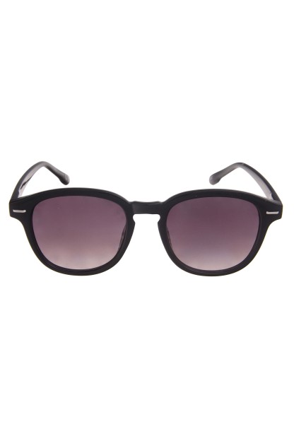 Leslii Sonnenbrille Damen Trend schwarze Sonnenbrille Designerbrille Sunglasses Kunststoff Schwarz