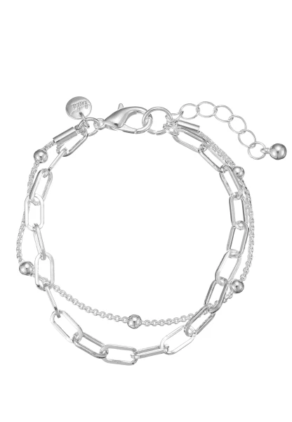 Leslii Armband Glieder Kugeln in Silber