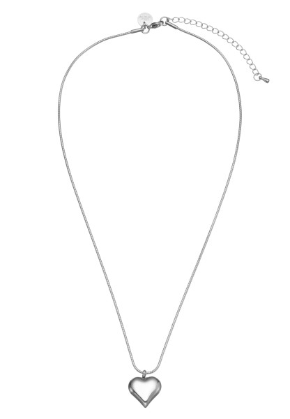 Leslii kurze Halskette mit Herzanhänger