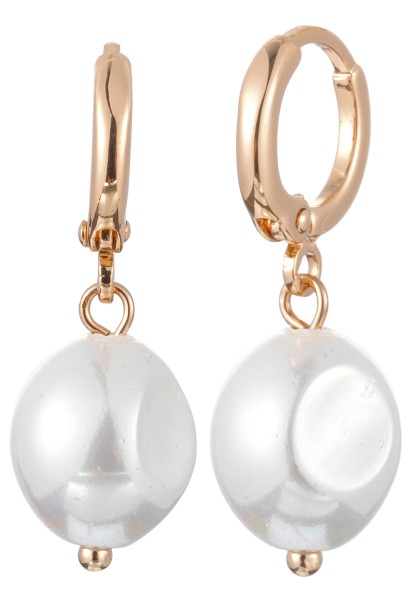 Leslii Creolen Pearls Gold