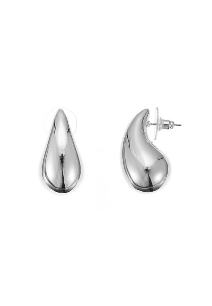 Leslii Ohrringe Ohrstecker Waterdrop Silber