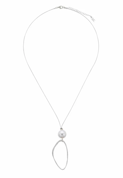 Leslii Lange Kette Pearl Silber