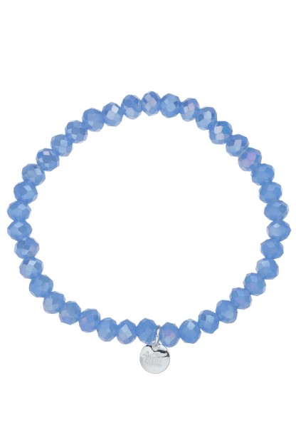 Leslii Damen-Armband Kate Kristall Glasperlen-Armband blau