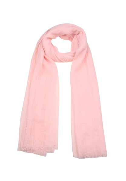 Leslii Damen-Schal Classic Uni-Schal einfarbiger Schal in Rosa