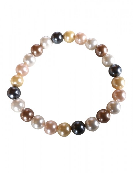 Leslii Damen-Armband Perlen-Armband Perlen-Schmuck buntes Modeschmuck-Armband Multi in Bunt