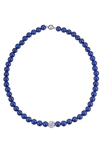 Leslii Perlenkette Blau
