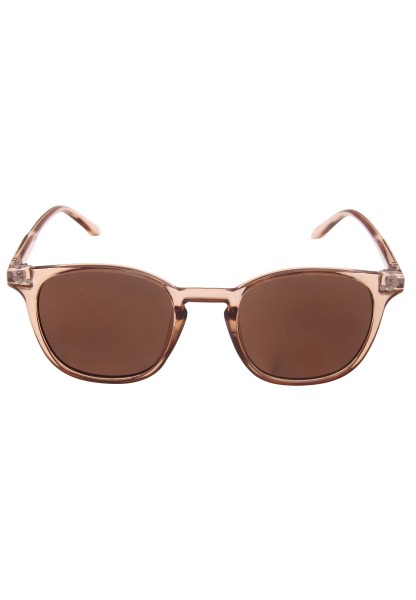 Leslii Sonnenbrille Damen Style braune Sonnenbrille Designerbrille Sunglasses Kunststoff Braun