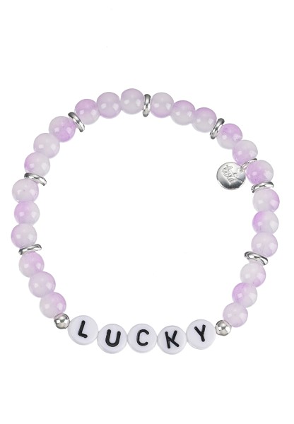 Leslii Armband Lucky Stretch in Lila